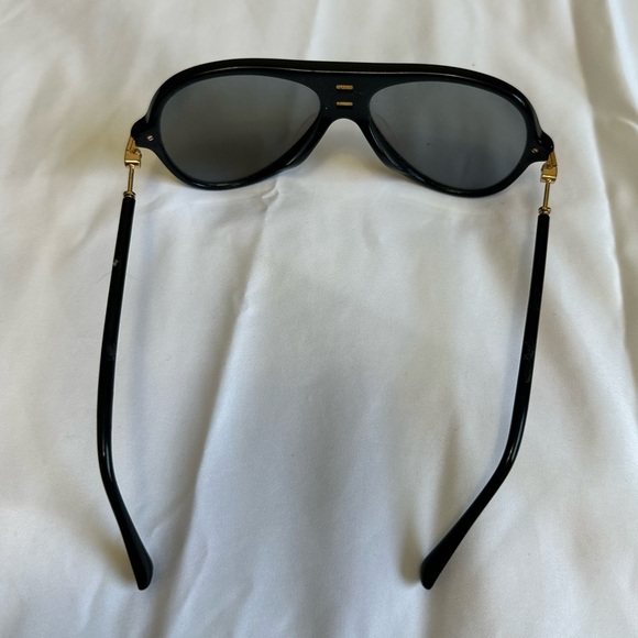 H&M x Balmain Collaboration Sunglasses - Aviator Style - Unisex - Black/Gold - Picture 10 of 14